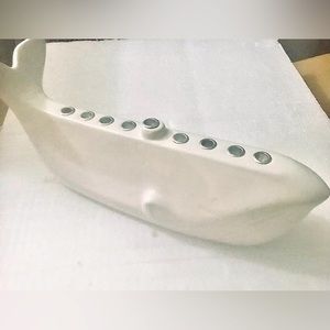 Bullseye's Playground Ceramic Whale Menorah